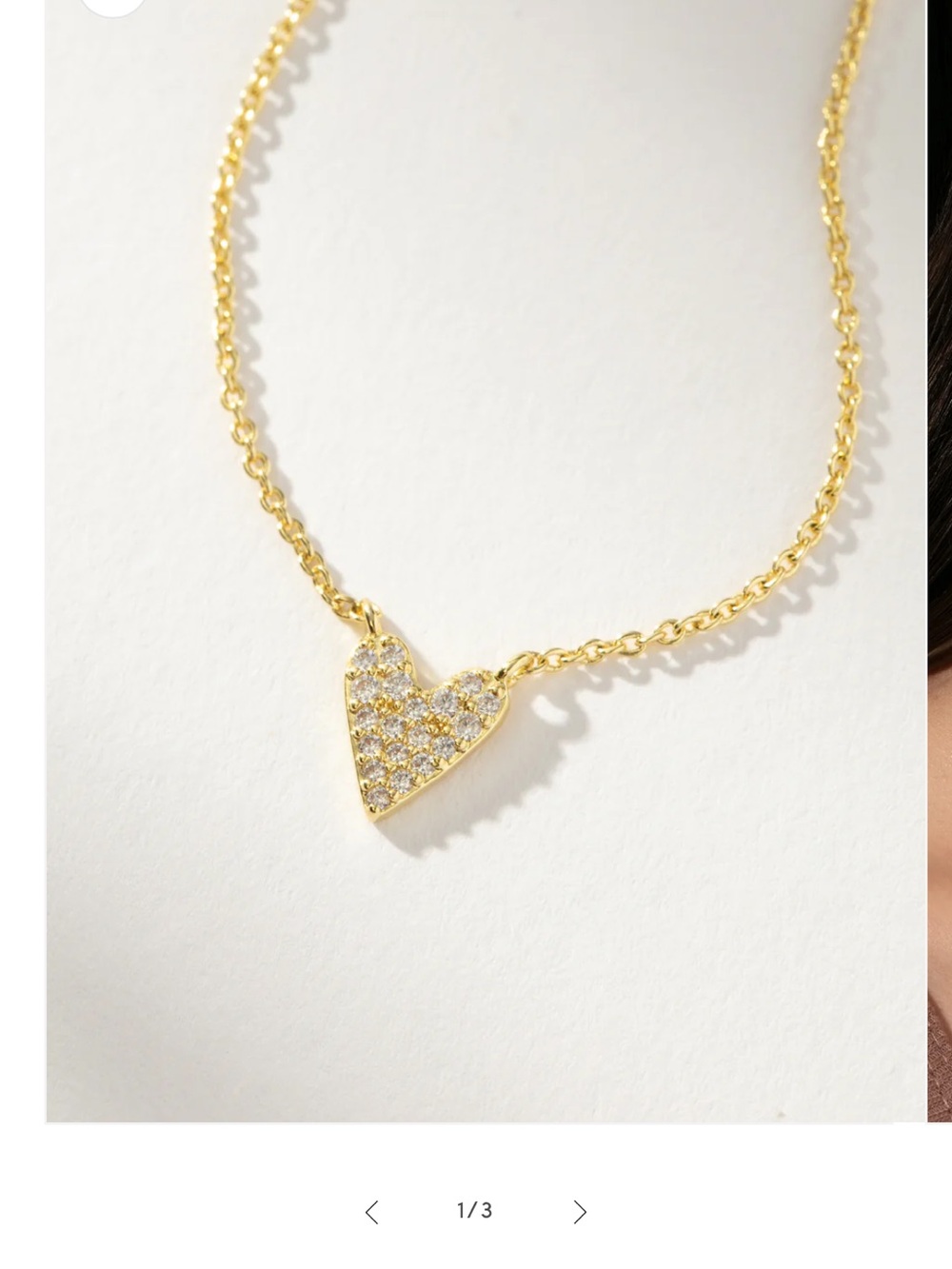 Uncommon James full heart necklace